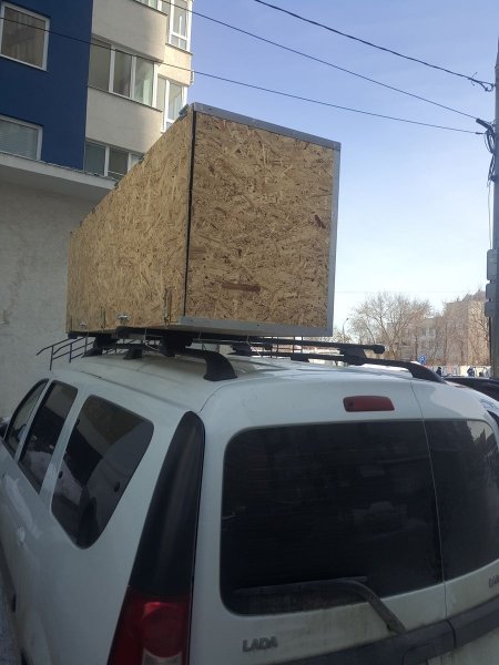 Самоделки. Авто бокс на крышу автомобиля