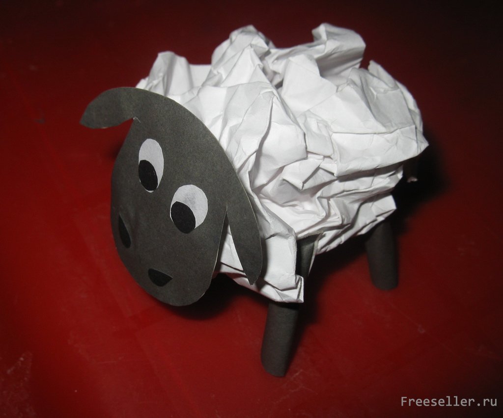 Модульное оригами баран (овца, овечка, коза): Мастер - класс