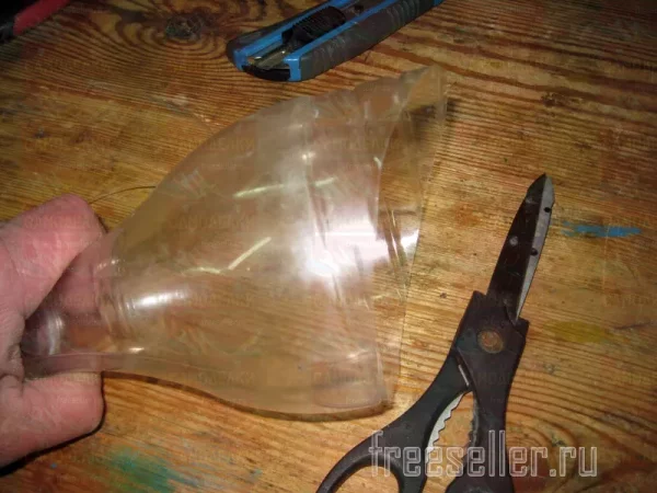 Процесс изготовления воронки для сыпучих продуктов