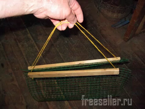 Процесс изготовления подвеса гамака для веников