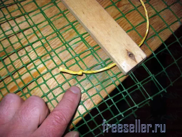 Процесс изготовления подвеса гамака для веников