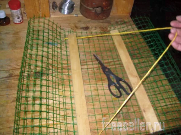 Процесс изготовления подвеса гамака для веников