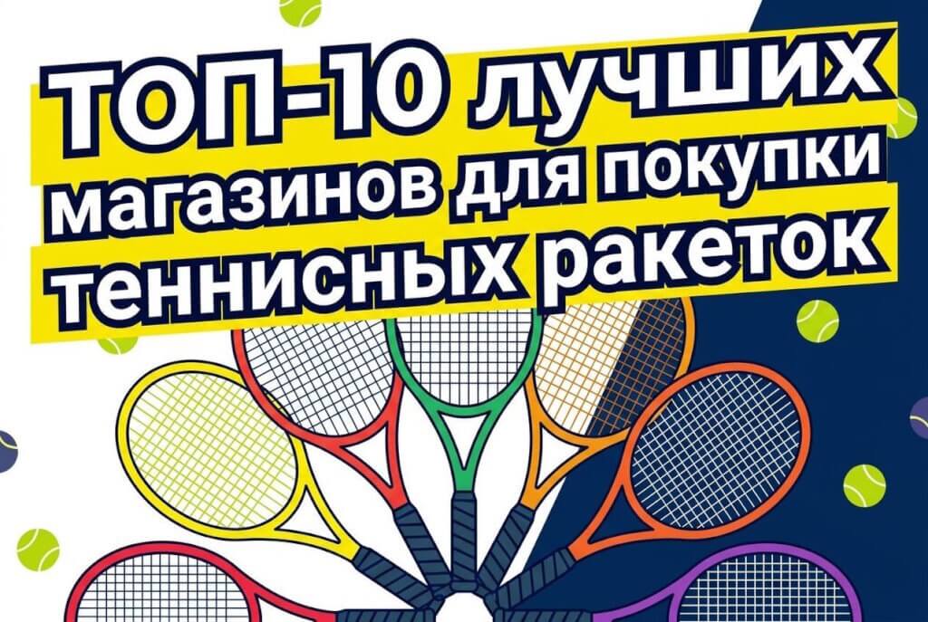 ТОП-10 магазинов для покупки ракеток для большого тенниса в 2026 году